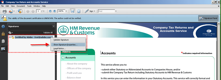 Screen showing Step 3